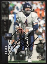 Jim Harbaugh Autographed 1994 Upper Deck Card #109 Chicago Bears