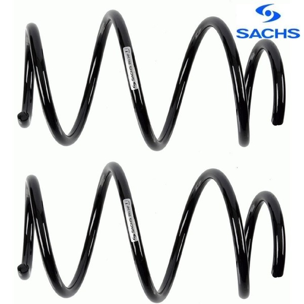 2X Fahrwerksfeder Sachs 993347 2 Federn Satz Federnsatz FüR BMW-image