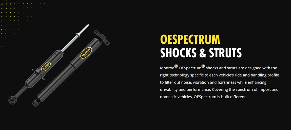 Monroe Front Rear Shock Absorber Kit 4PCS Set For Nissan D21 Frontier Pickup RWD - Image 2 of 4