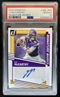 2025 Panini Donruss JJ McCarthy Signature Marks Auto #SM-JMY Vikings PSA 10