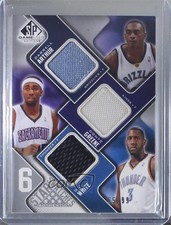 2009-10 SP Game Used 6 Star Swatches /99 Darrell Arthur Donte Greene DJ White