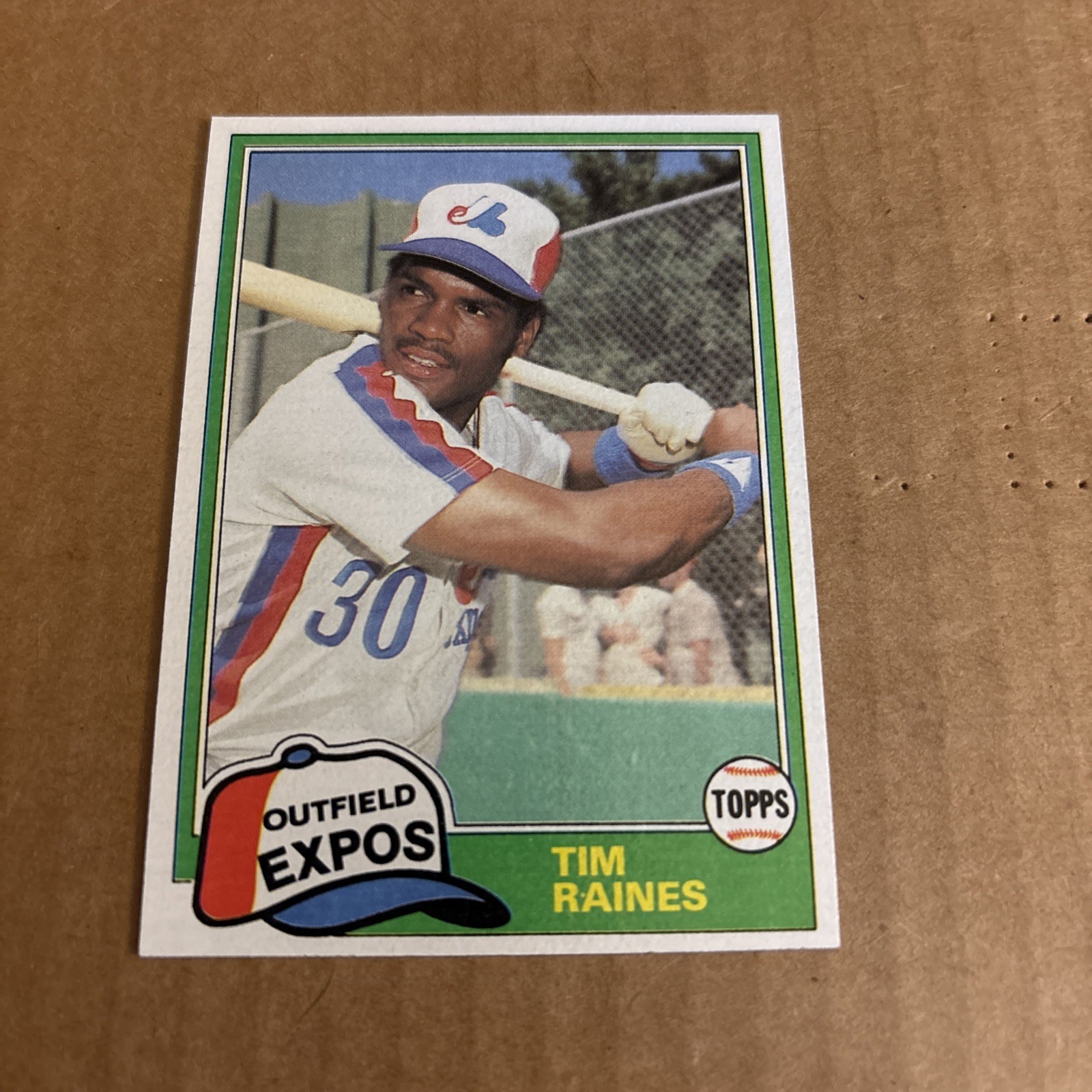 1981 Topps Traded TIM RAINES RC ROOKIE #816 Expos Baseball Card (f5)
