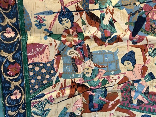 Vtg Mahmud Musavir Fabric Sample Asian Cotton J. H. Thorp & Co. 29" x 54" F59 - Picture 5 of 8