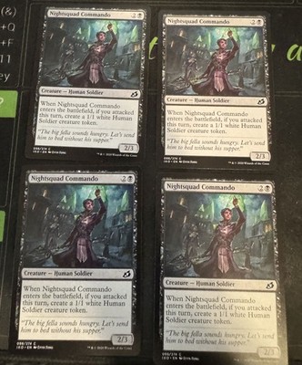 Nightsquad Commando X4 Ikoria Lair of Behemoths Magic the Gathering MTG