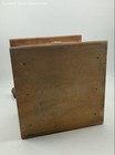 Vintage Wooden Coffee Grinder w/ Cast Iron Top Hand Crank — photo 6