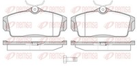 Bremsbelagsatz Scheibenbremse Remsa 0704.10 FüR WP11 P11 Primera Nissan Almera 2