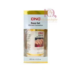 DND DC Base Coat 500 Base Coat Soak Off LED/UV Top Refill 16 oz