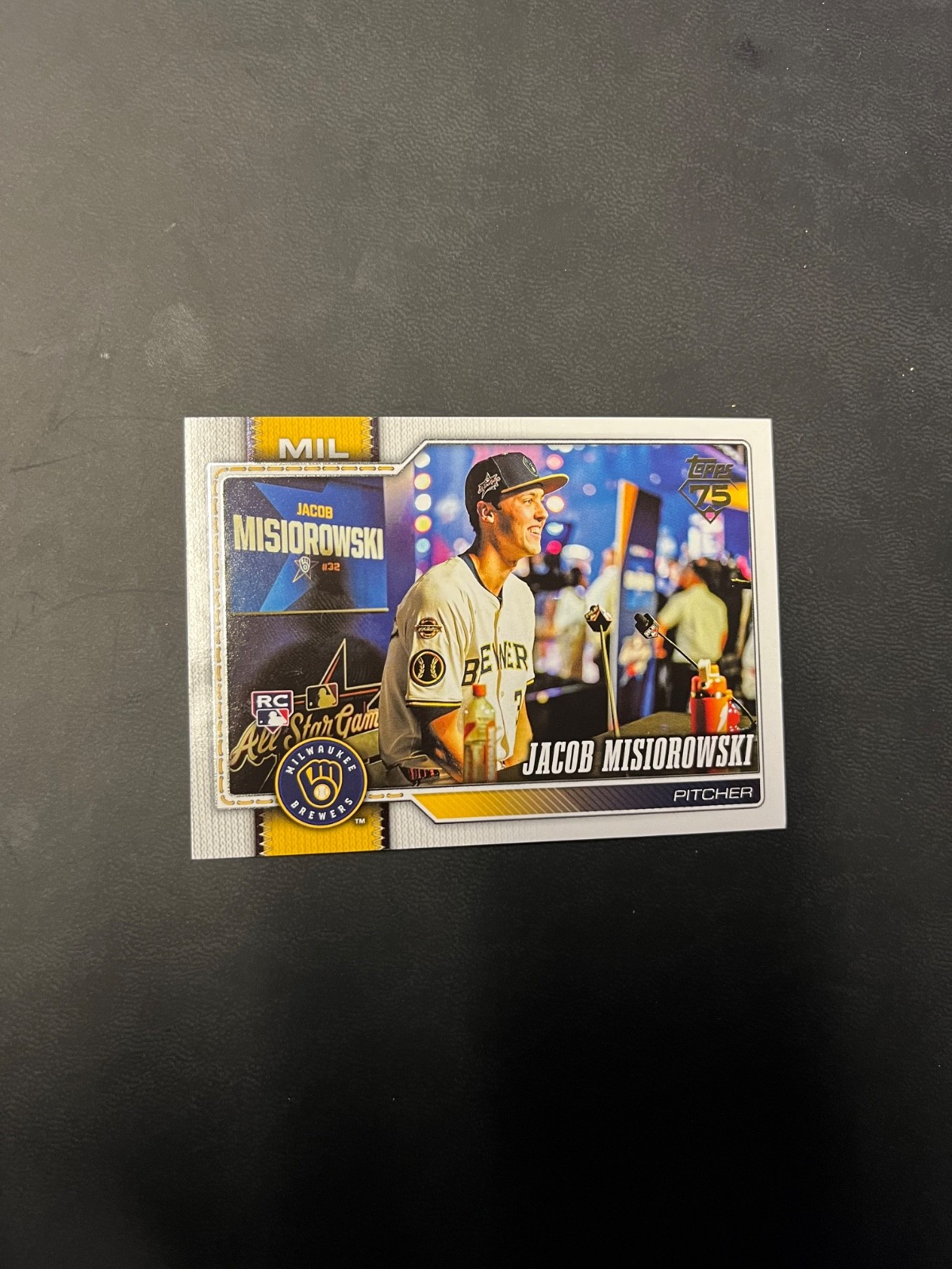 2026 Topps Series 1 Jacob Misiorowski #10 Golden Mirror SSP Image Variation RC