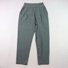 Athleta Elation Pants Womens XS Green Pull On Straight Athleisure Gym Travel