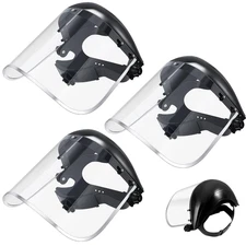 3 Pack Safety Face Mask Shield for Grinding Clear Polyethylene Terephthalate