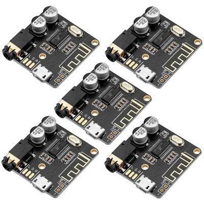 5pcs Bluetooth Audio Receiver Board BT 5.0 Stereo Audio Amplifier 3.7-5V3012