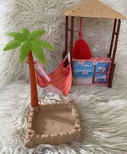 Barbie Dreamhouse Adventures Tiki Hut Holiday Beach Palm Tree Playset
