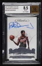 2017-18 Panini Flawless 25/25 Bob Dandridge #FA-BD BGS 8.5 Auto HOF 3d3