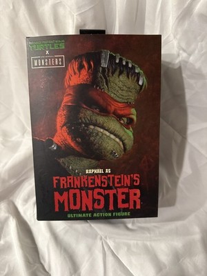 NECA TMNT x Universal Monsters Raphael As Frankenstein's Monster Figure New