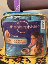 The Sleep Styler 8 Ct 6" Rollers Large For Long, Thick Hair  NEW Heatless Curls