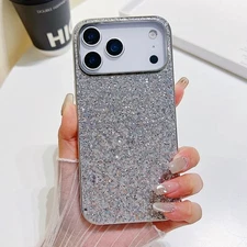 Luxury Bling Glitter Fashion Bumper Case For iPhone 17 Air 16 15 14 Pro Max Plus