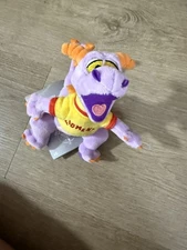 Disney Parks EPCOT Figment Shoulder Pal Magnet Plush Authentic! Brand New!