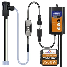 240V 3500W Fully Submersible Portable Electric Hot Tub & Pool immersion Water...