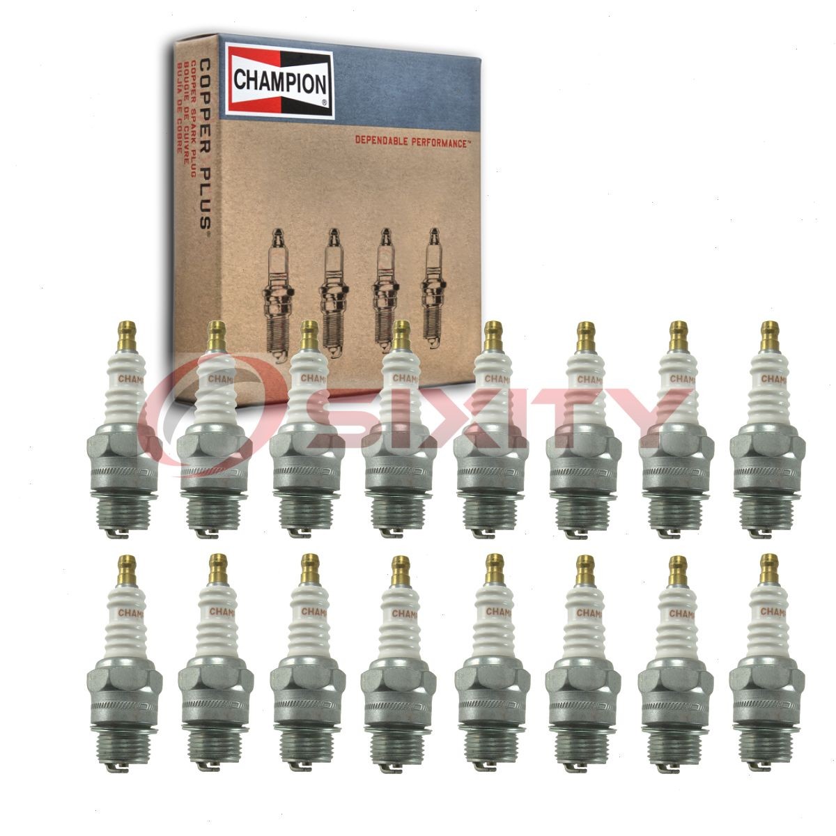 16 pc Champion Industrial Spark Plugs for 1933 Cadillac 452 C 7.4L V16 lj