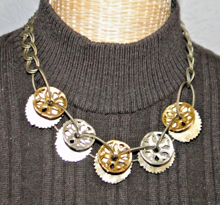 Collier gros maillons- doré - BIJOUX BY JULIE