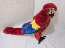 Folkmanis Hand Puppet Scarlet Macaw Parrot Fu...