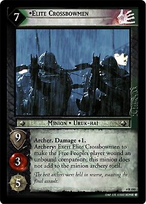 LOTR TCG Elite Crossbowmen 4R150 The Two Towers Lord of the Rings MINT