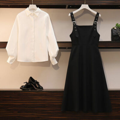 Sling Long College Lolita Dress Women Fashion Junior Girl Clothes School Student