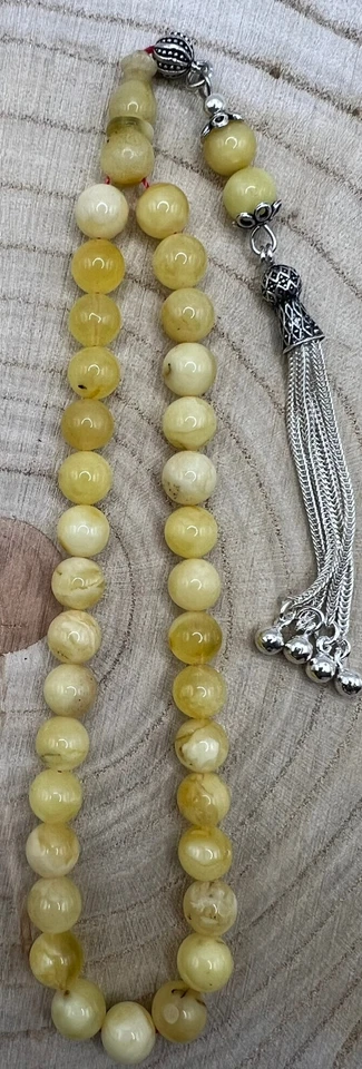 Tesbih Gebetskette Misbaha | Echter Bernstein Kehribar Rosary Amber Kaliningrad - Bild 4 von 4