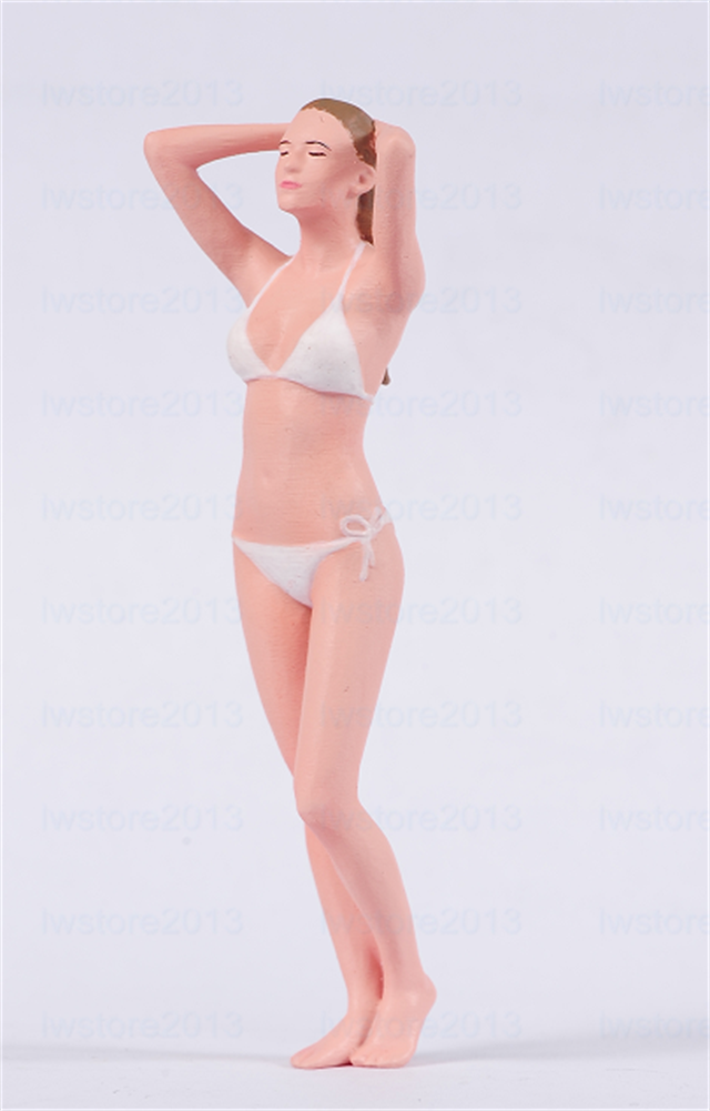 Miniatura 1/18 Ragazza Addormentata &ndash; Figura Per Diarama Auto &ndash; Edizione Limitata