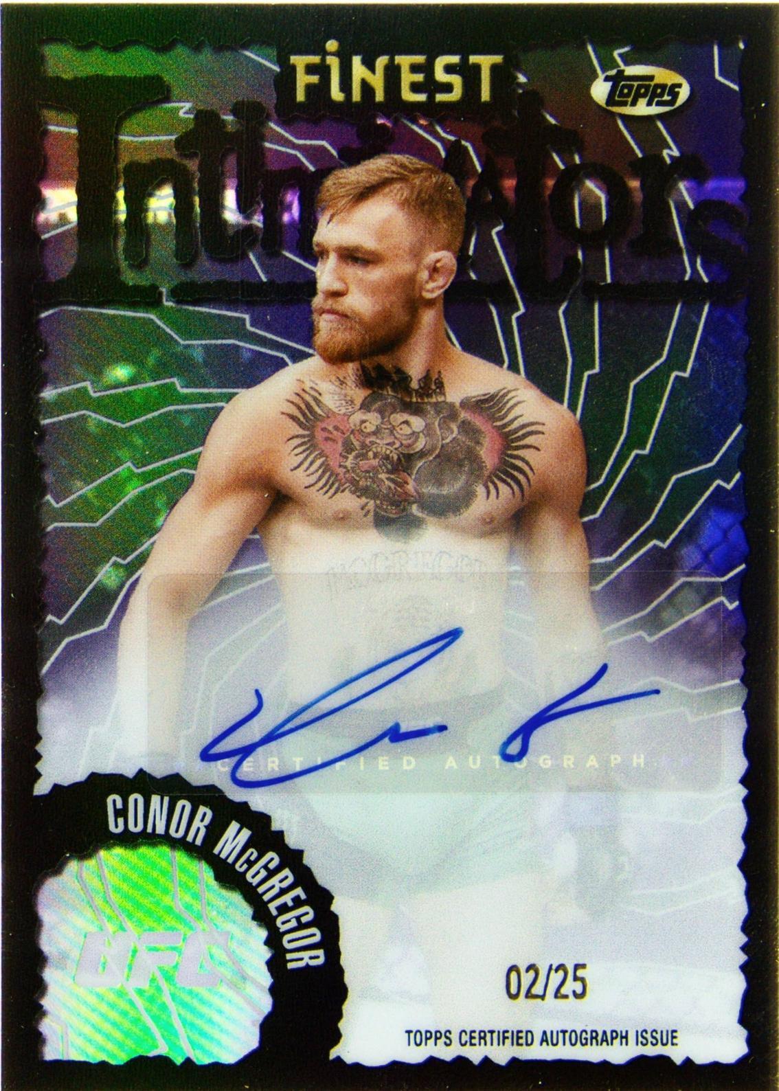 2024 Topps Finest UFC - Conor McGregor #IA-CMG for sale | eBay
