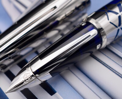 筆記具 WATERMAN EDSON 125ans Waterman Edson Limited Edition Sterling Silver Fountain Pen