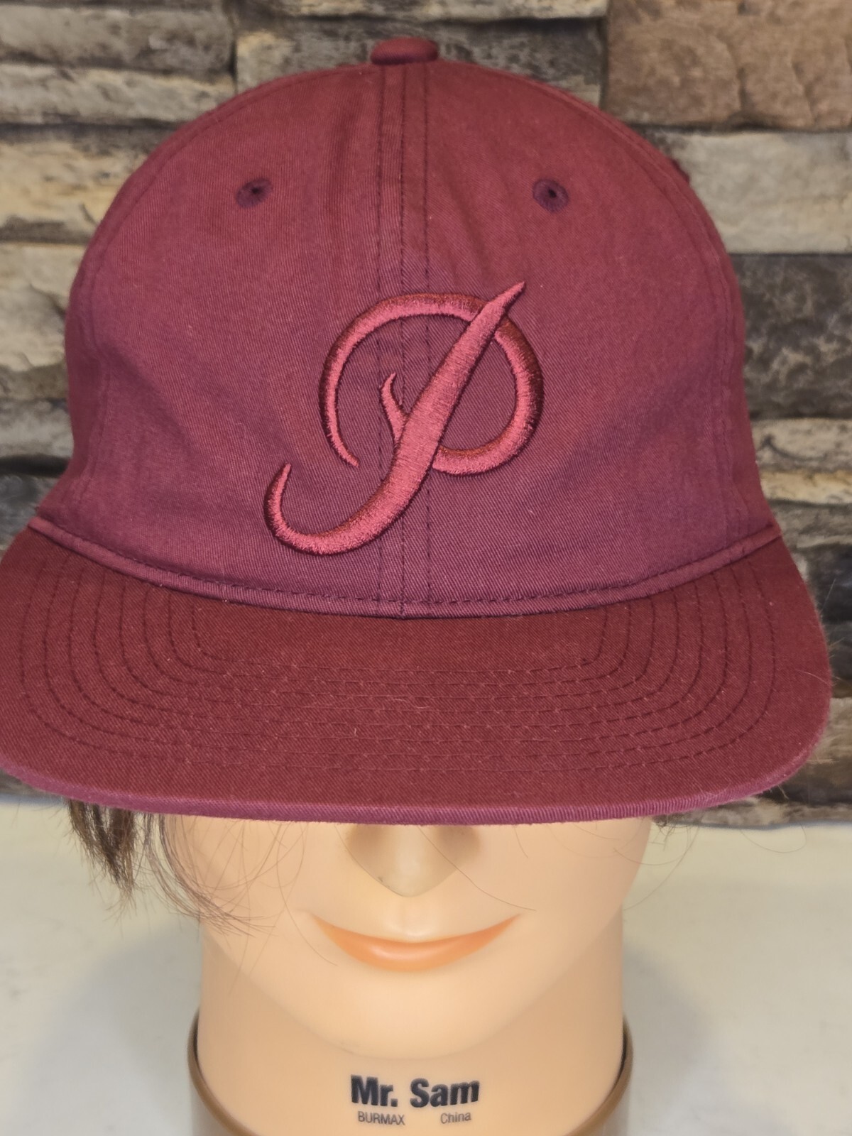Primitive Skateboarding Maroon Strapback Hat - image 2