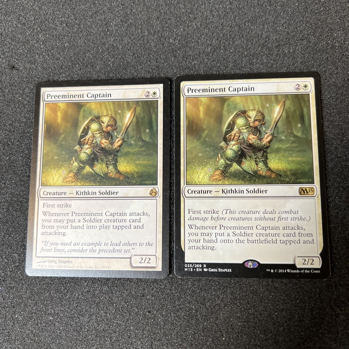 mtg m15 cards Preeminent Captain Magic The Gathering Mtg Rare Morningtide M15 Card 2