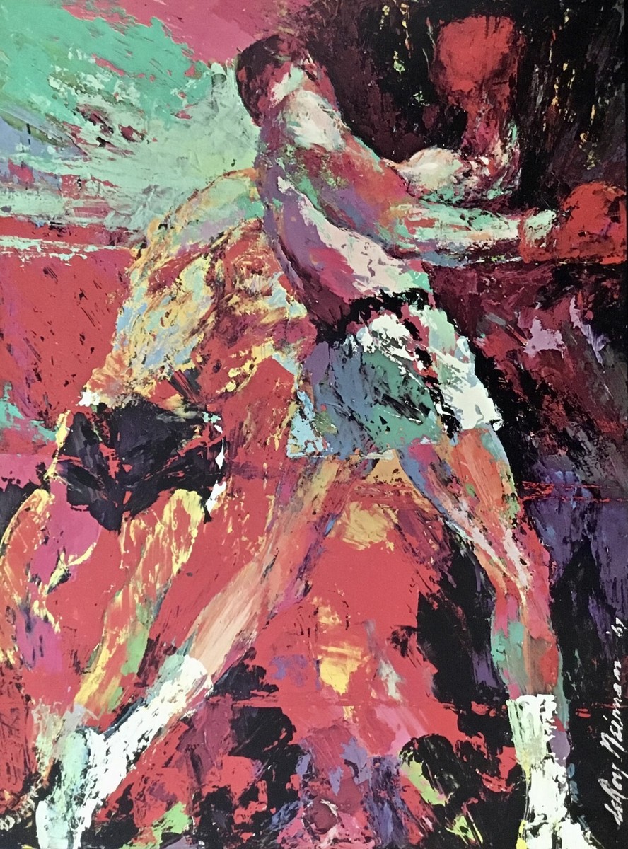 Leroy Neiman The Knockout Custom Framed Print | eBay