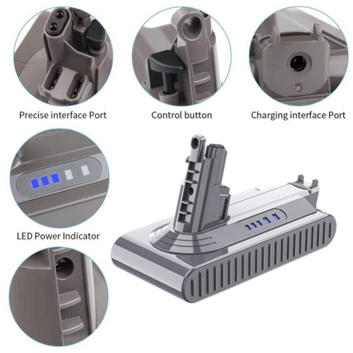 4800mAh For Dyson Cyclone V10 SV12 Lithium Battery V10 Animal Absolute Motorhead - Picture 8 of 12
