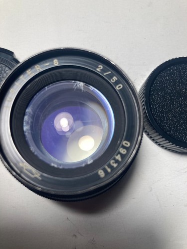 JUPITER 8 Black lens 50mm f2 M39 mount Leica Portrait manual Sonnar Rangefinder - Picture 7 of 13