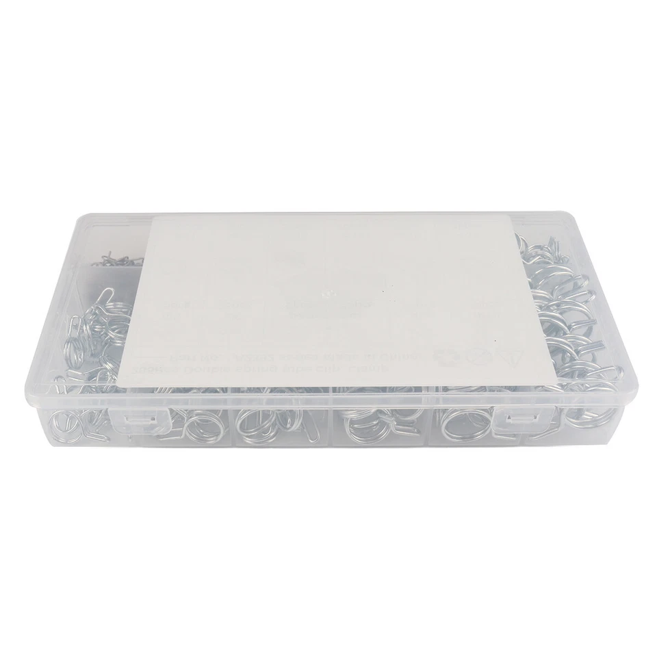 285pc Motorcycle Fuel Line Petrol Pipe Fuel Hose Clips/Clamps Spring Wire Type - Image 2 of 4