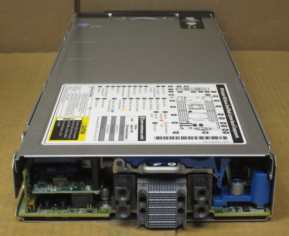 HP ProLiant BL460c G8 2x E5-2609 2.4GHz 32GB Ram 2x 146GB 15K HDD Blade Server - Image 3 of 3