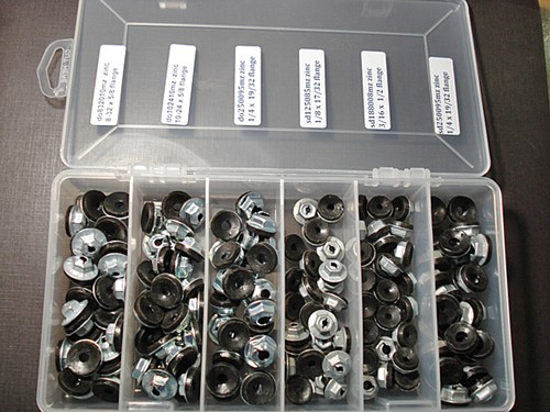 150pcs for Dodge thread cutting emblem moulding clip sealer nuts assortment - Picture 2 of 4
