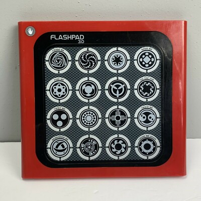 Flashpad 3.0 Electronic Touch Pad Game System Red Virztex Multiple Games