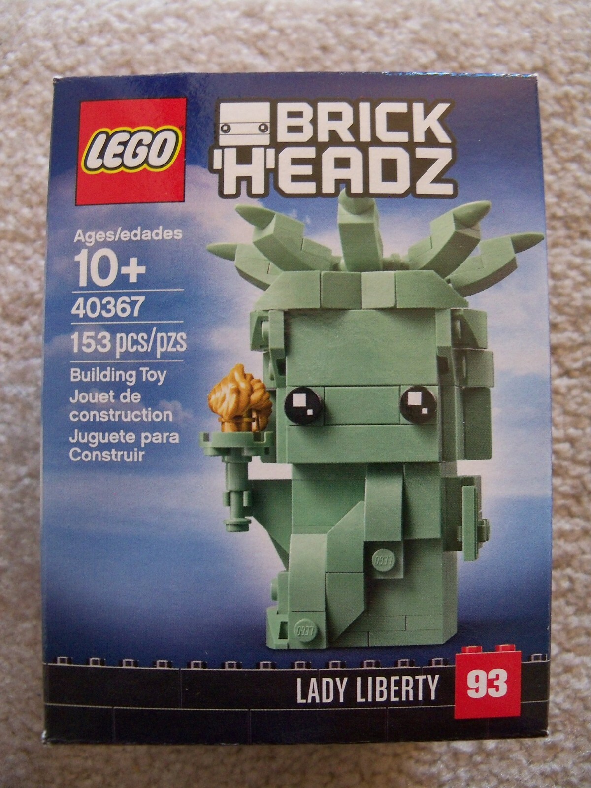 LEGO Brickheadz - Brickheadz Lady Liberty 40367 - Statue Of Liberty New & Sealed