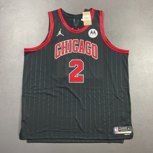 100% Authentic Lonzo Ball Nike Bulls Statement Jersey Size 58 3XL Motorola