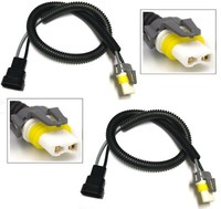 Draht Halogen 9006 HB4 Keramik Zwei Gurt Kopf Licht Niedrig TräGer FüR Anschluss