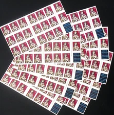 BELOW FACE! #3244a Pl#2222 MADONNA.  LOT of (10) SA PANES. VF NH. BCV $307