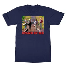 Stand By Me 1980s Comedy Movie Train Track Poster Men's T-Shirt