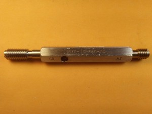 3 8 16 Unc 2b Plug Gage Go 3344 No Go 3401 Inspection Thread Gage Ebay