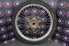96-01 YAMAHA YZ125 YZ250 YZ 250F YZ250F OEM 21" FRONT WHEEL RIM HUB TIRE