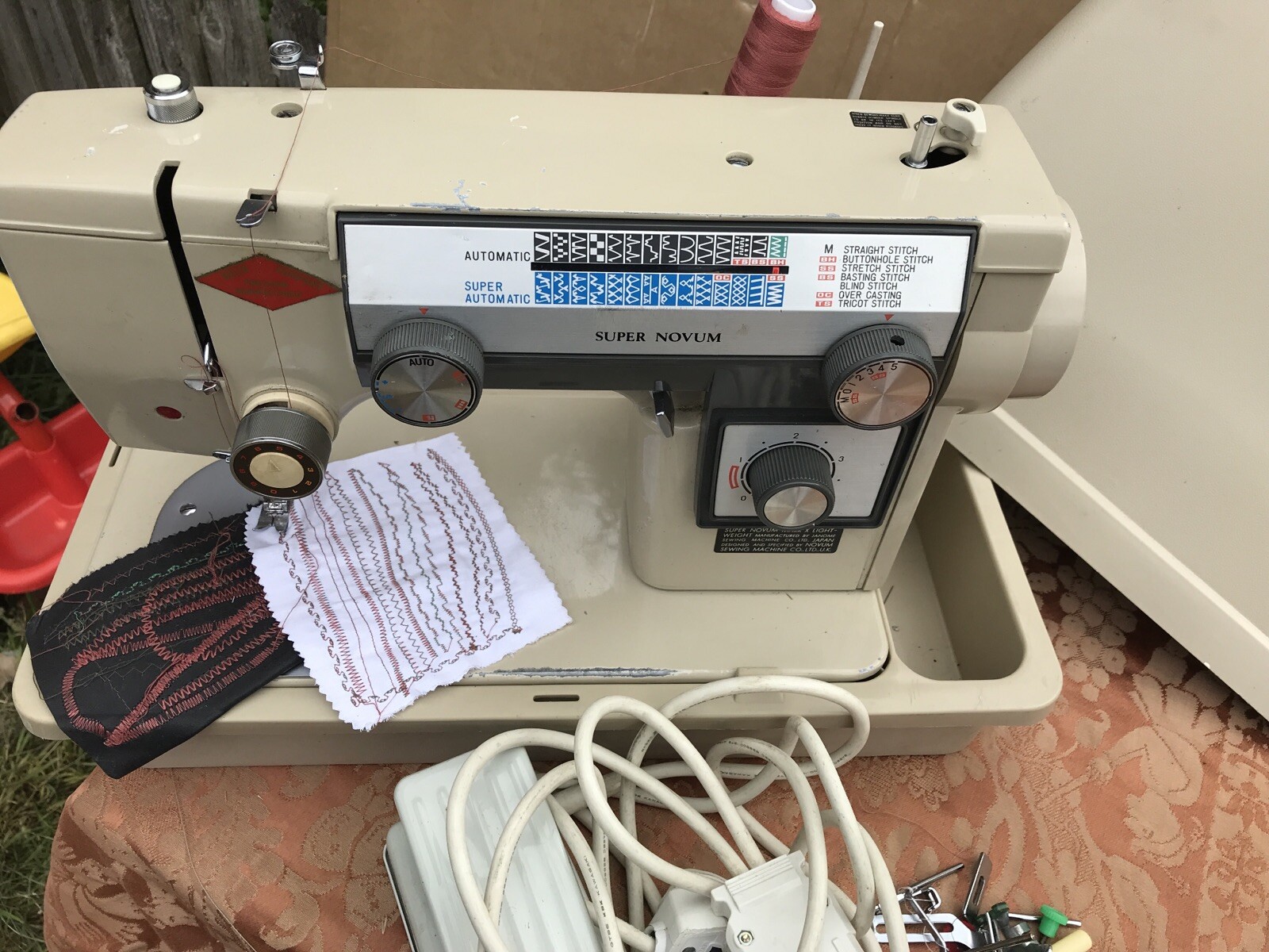 SUPER NOVUM EMBROIDERY SEWING MACHINE eBay