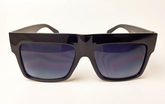 AIRE - Whirlpool - Occhiali Da Sole Aviatore Oversize Nero Con Lenti Tinte Color Cuoio - Foto 7