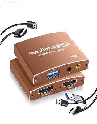 Capture Card, Audio Video Capture Card, USB C/A Video